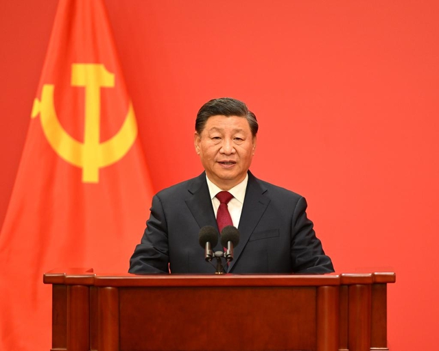 Xi Jinping re-elected as General Secretary of Communist Party of China Central Committee