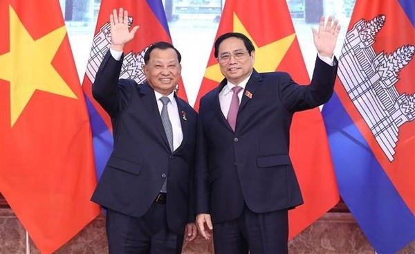 PM Pham Minh Chinh hosts Cambodian Senate leader