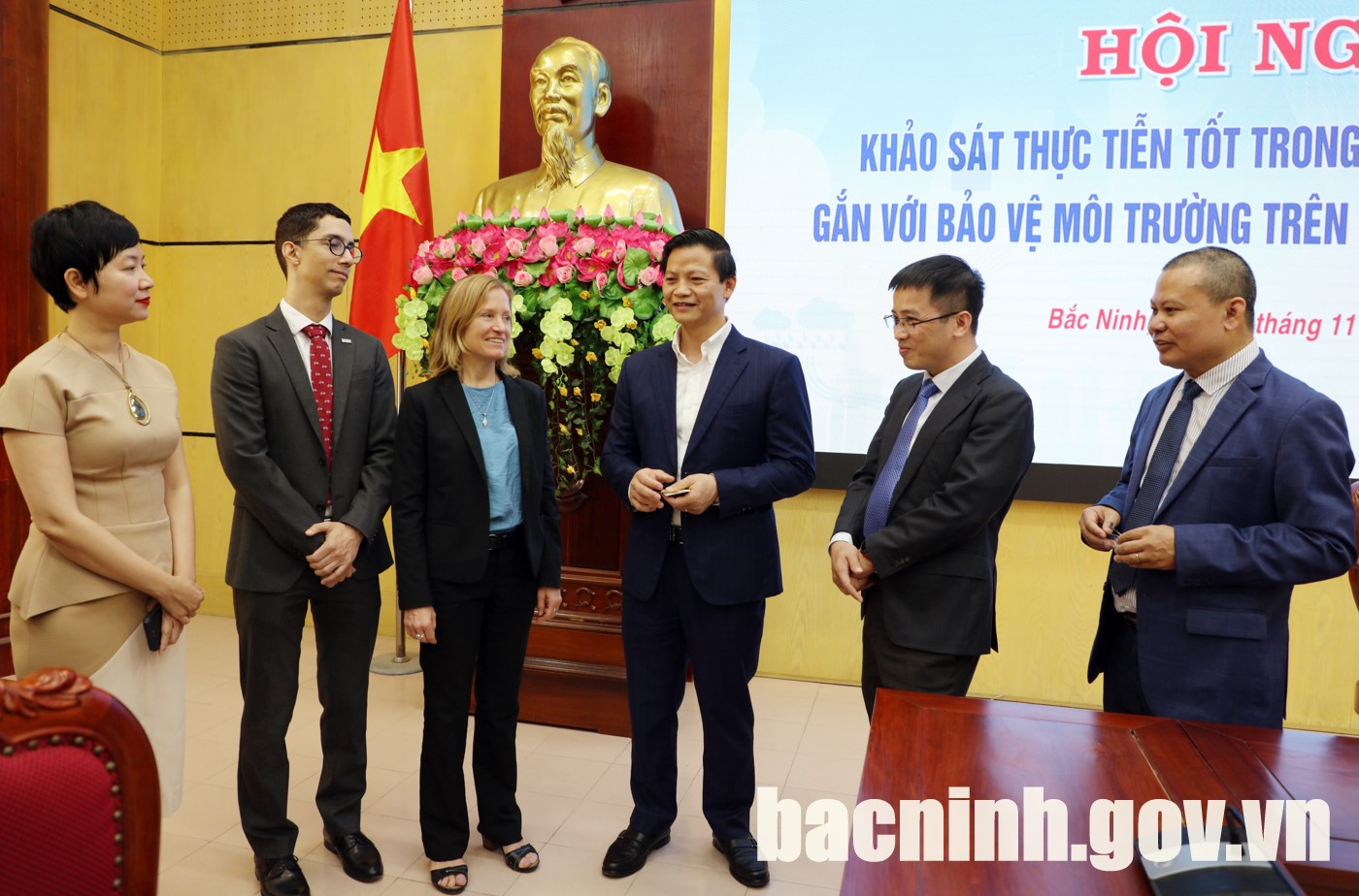 VCCI conducts a survey in Bac Ninh province