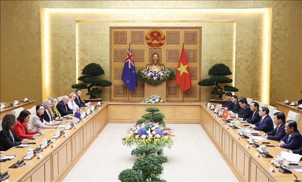 Vietnamese PM holds talks with New Zealand counterpart