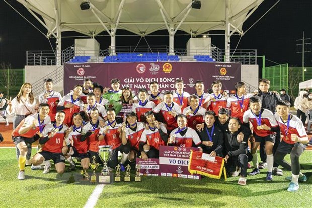 First Vietnamese football tournament held in RoK