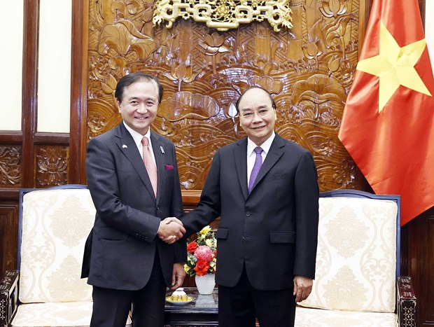 President receives governor of Japanese Kanagawa prefecture