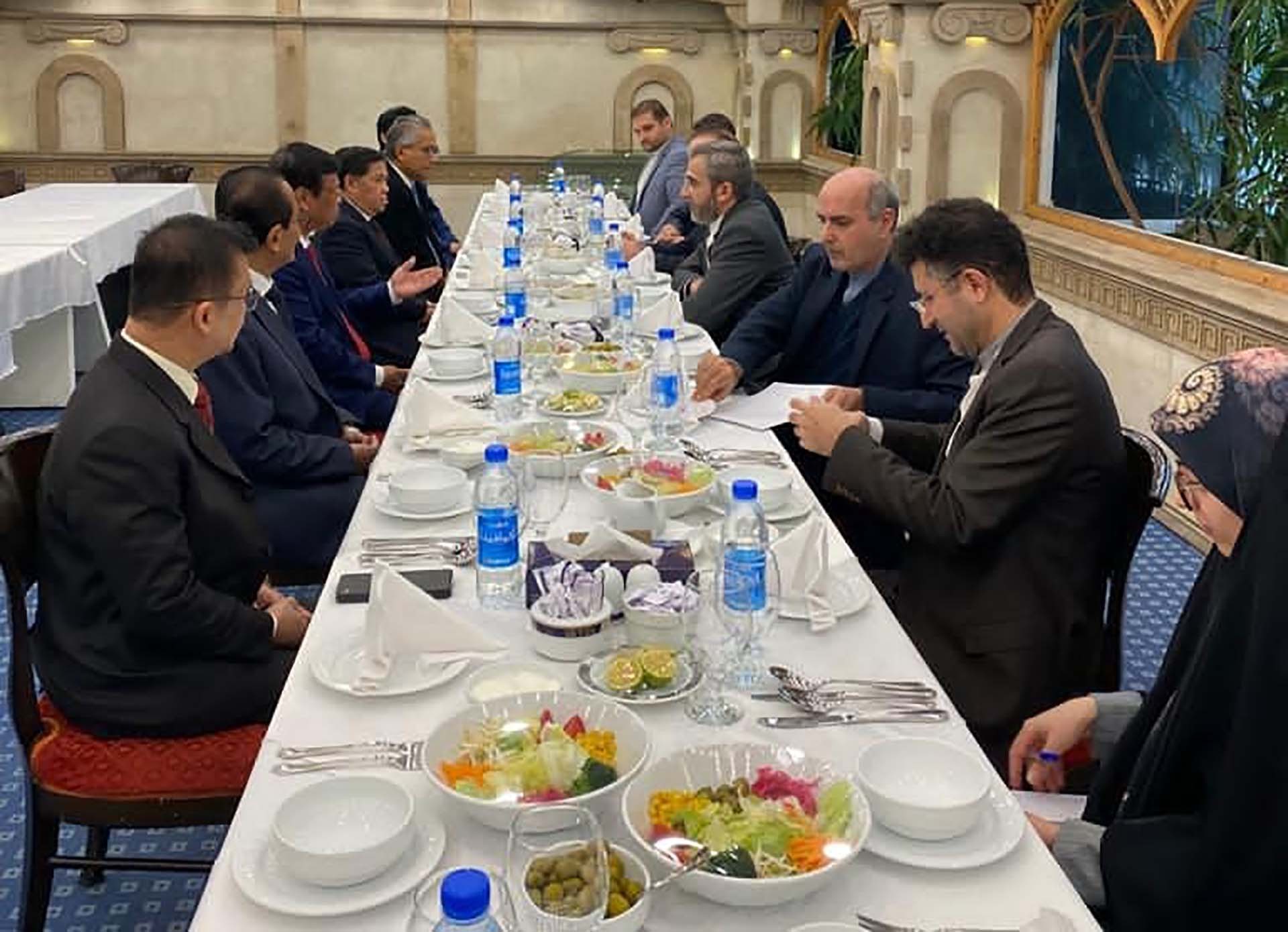 Ambassadors of ASEAN nations work with Iranian Deputy Foreign Minister