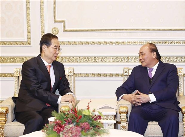 President Nguyen Xuan Phuc meets RoK PM Han Duck-soo