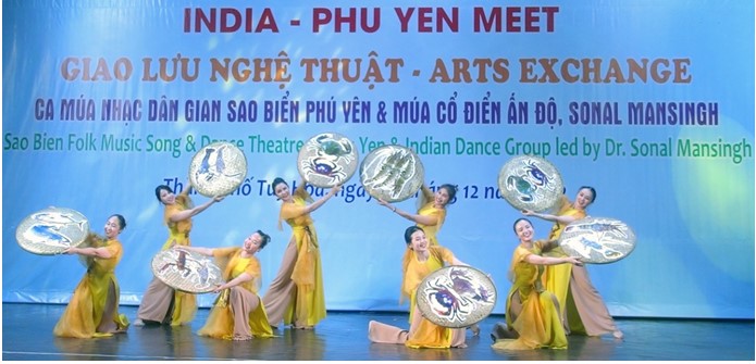 Performances of classical Indian dances in central Phu Yen province