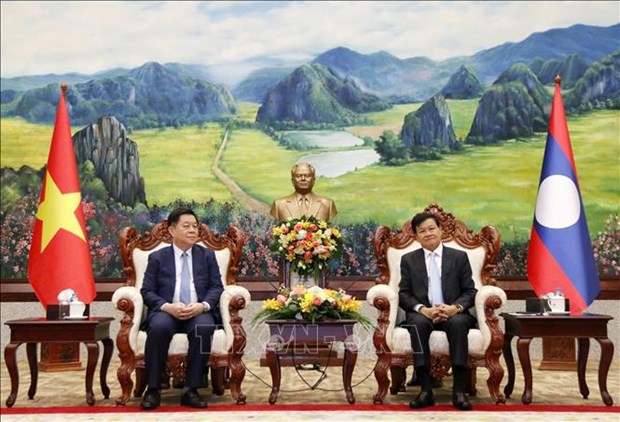 Party official hosted by Lao Party General Secretary