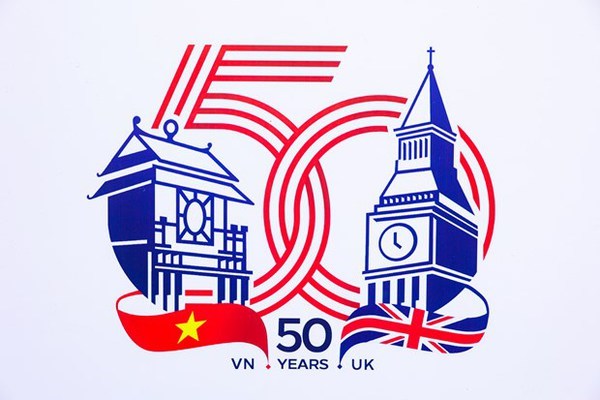 Logo marking 50th anniversary of UK-Vietnam diplomatic ties announced