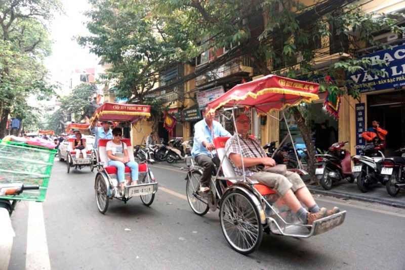 Cyclo remains a popular tourist attraction in Vietnam