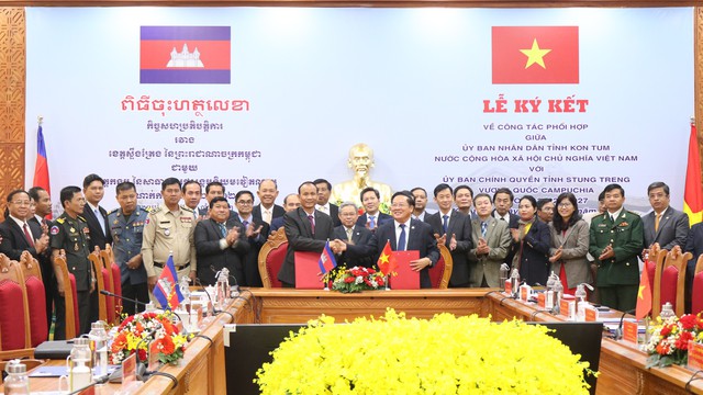 Kon Tum sets up cooperation with Cambodian province