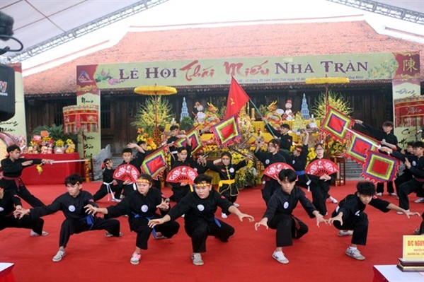 Festival at the ancestral temple of the Tran Dynasty in Dong Trieu Town in Quang Ninh province