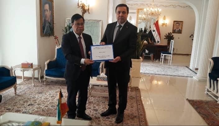 Vietnamese Embassy donates to support Syrian people affected by earthquake