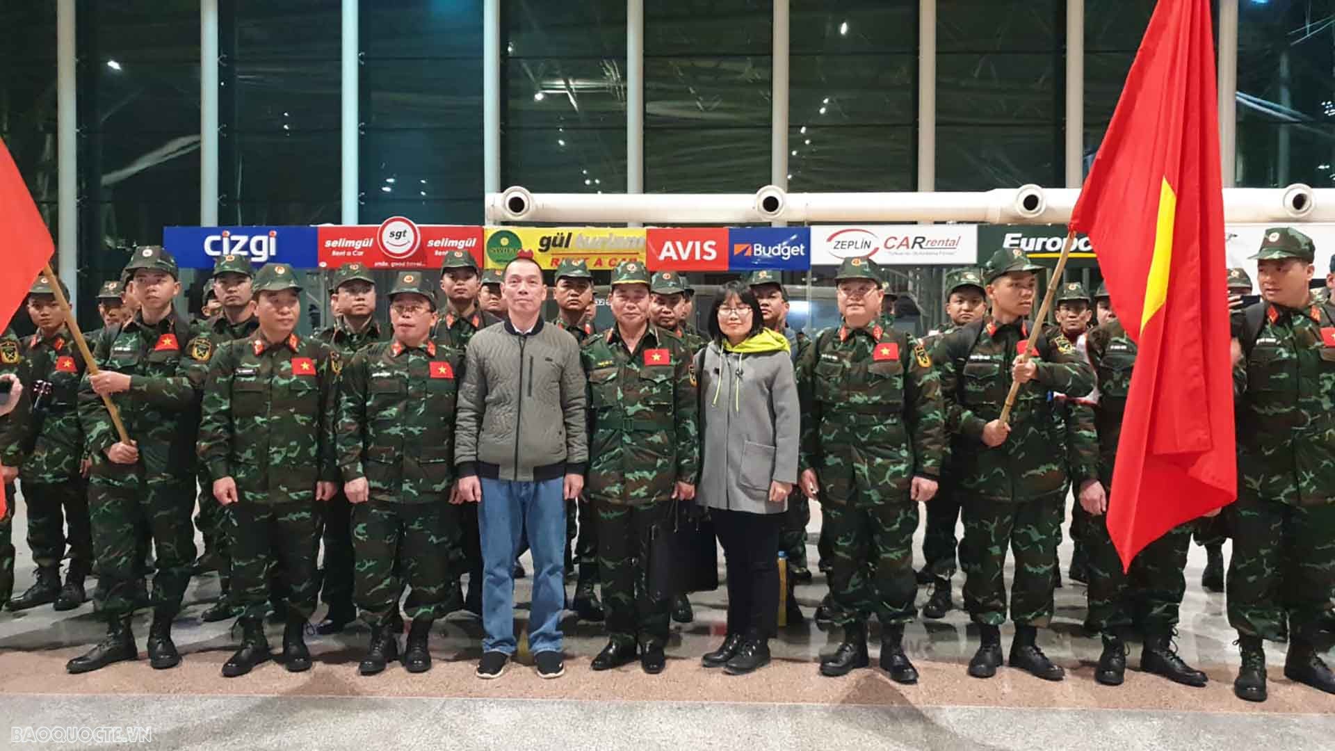 Vietnamese Ambassador welcomes rescue team of Vietnamese Ministry of National Defense in Turkey’s Hatay province
