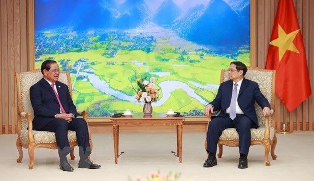 Government leader hosts Cambodian Deputy PM