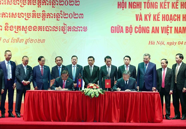 Police forces of Vietnam, Cambodia record fruitful crime fight cooperation