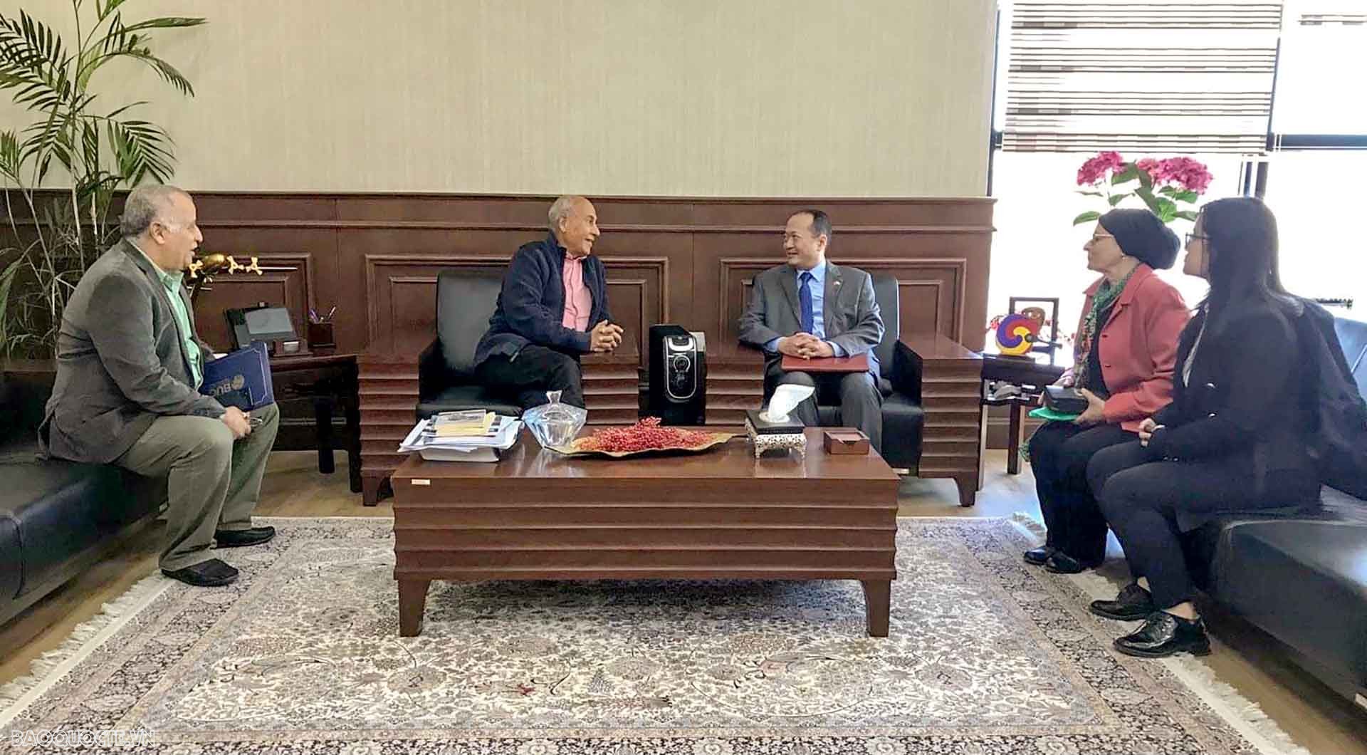 Vietnamese Ambassador to Egypt works with Badr University’s Global Research Center