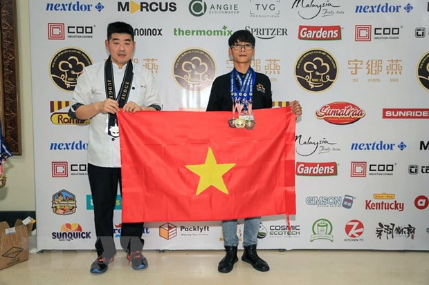 Vietnamese cook wins four international medals with Vietnamese dishes