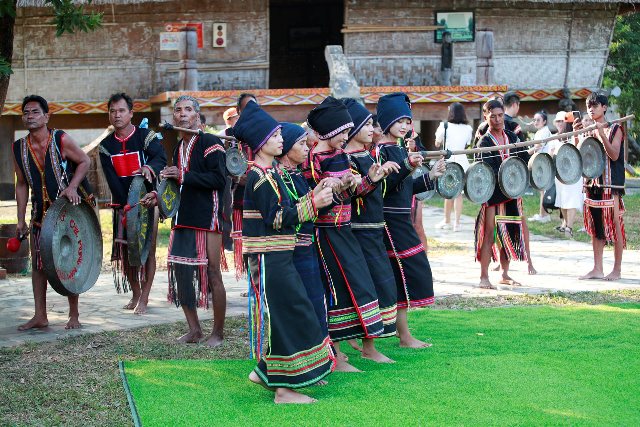 Cultural activities at Vietnam National Village for Ethnic Culture and Tourism in March