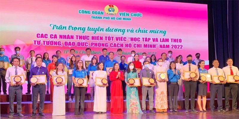 Promoting learning and following Ho Chi Minh s thought, morality and style among workers, officials and employees