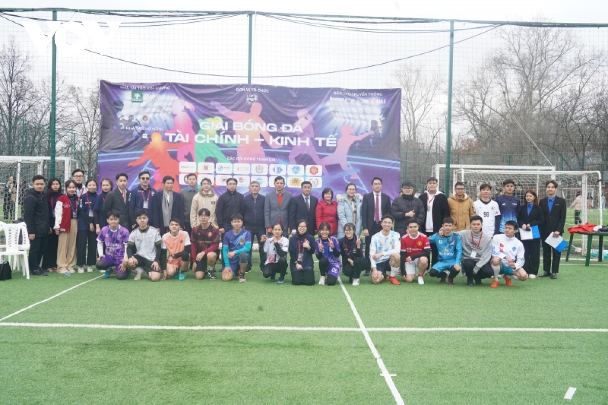 Football tournament Finance - Economy 2023 of Vietnamese students in Russia launched