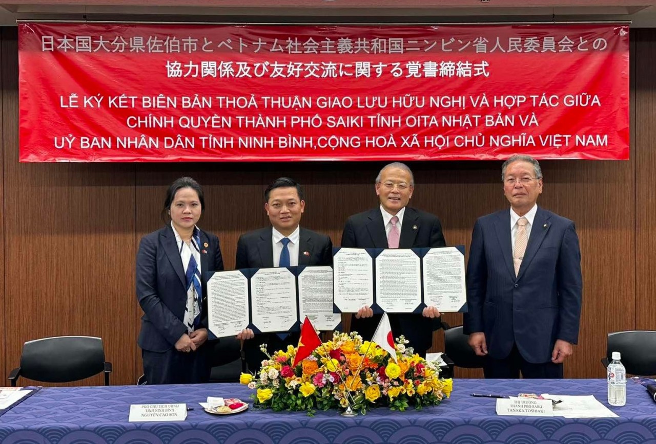 Ninh Binh promotes cooperation and friendship exchange with Japanese city