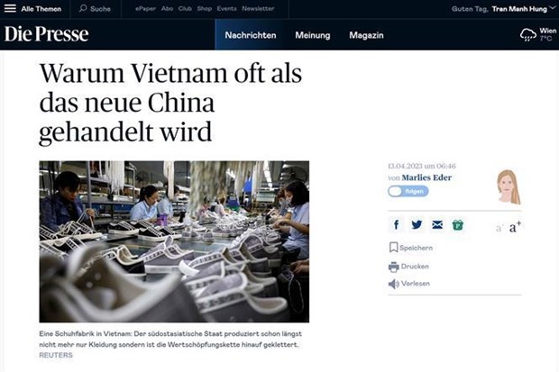 Vietnam attractive to foreign investors Austrian newspaper
