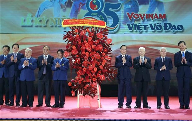 President attends 85th anniversary of Vietnamese traditional martial arts