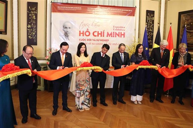 Vietnamese Embassy in Belgium organizes exhibition on President Ho Chi Minh’s life and revolutionary career