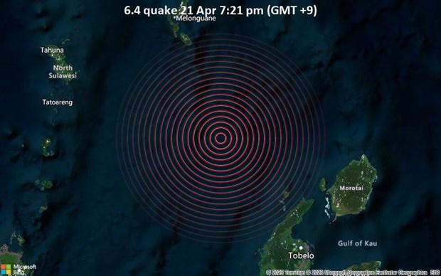 6 4-magnitude earthquake shakes Indonesia