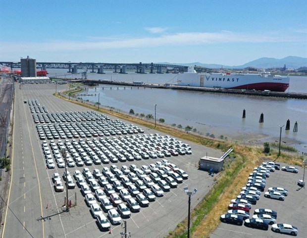 Second batch of VinFast VF 8 vehicles arrive in US