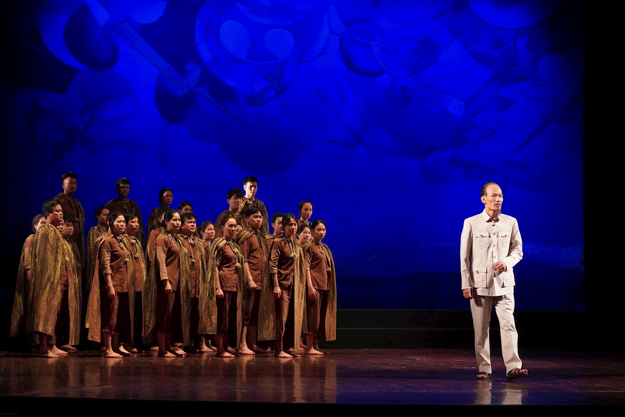 Portrait of President Ho Chi Minh through perspective of Algerian playwright recreated