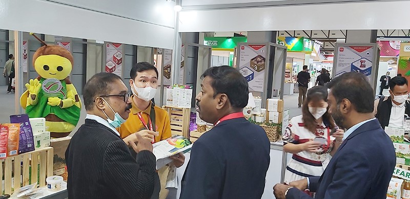 Vietnamese business delegation participates in market promotion at Thaifex 2023
