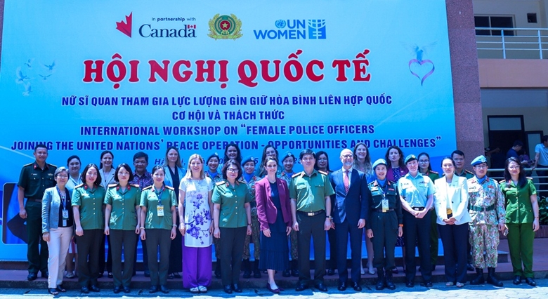 Affirming the role of female officers in the peacekeeping mission