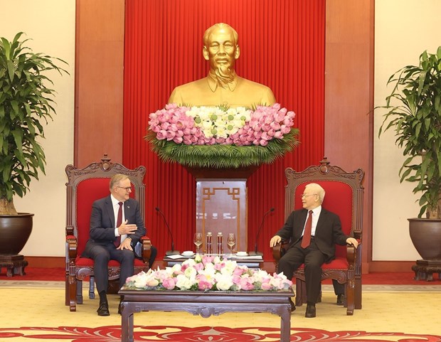 Vietnamese Party leader hosts Australian Prime Minister