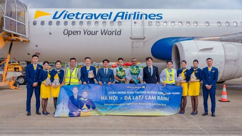 Vietravel Airlines launches flights from Hanoi to Da Lat Cam Ranh