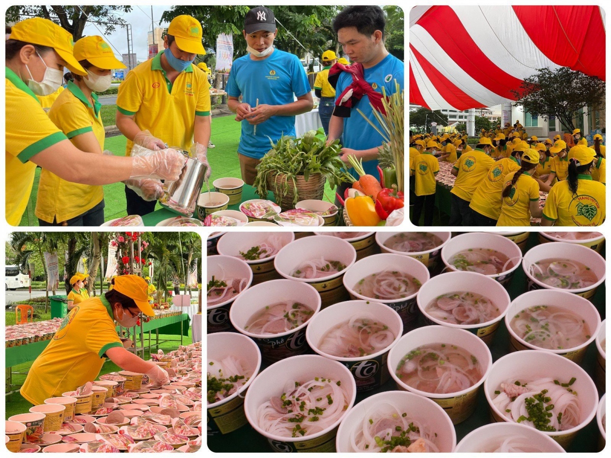 Breakfast with 2,126 bowls of Pho sets world record