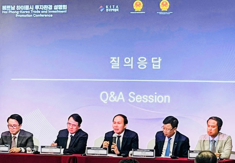 Hai Phong and Korean enterprises sign investment cooperation agreement of USD1 5 billion