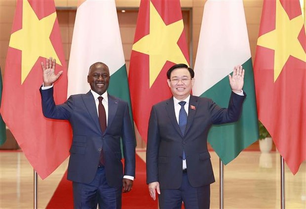 Top legislators of Vietnam, Côte d’Ivoire hold talks