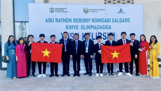Vietnam takes leads at Abu Reikhan Beruniy International Chemistry Olympiad