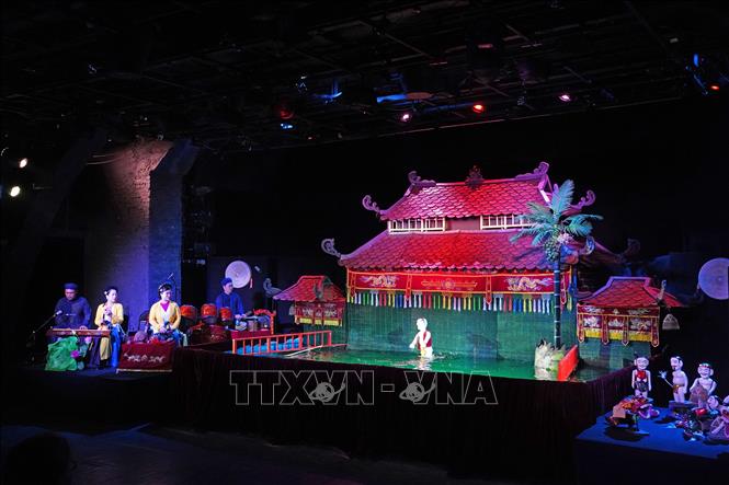 Vietnamese folk music and traditional water puppet shows in Russia