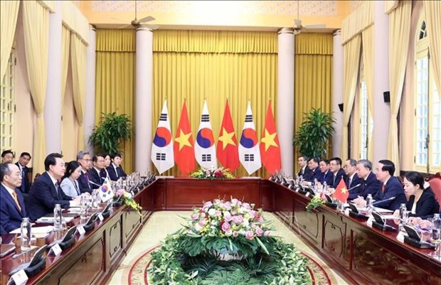 Vietnamese, RoK Presidents hold talks