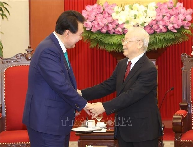 Party General Secretary welcomes RoK President’s visit