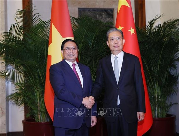 Prime Minister meets top Chinese legislator in Beijing