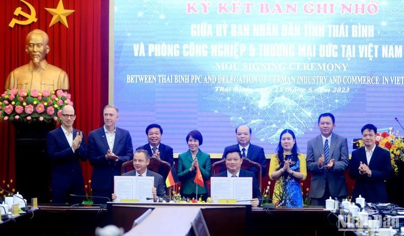 Thai Binh cooperates in investment with German enterprises