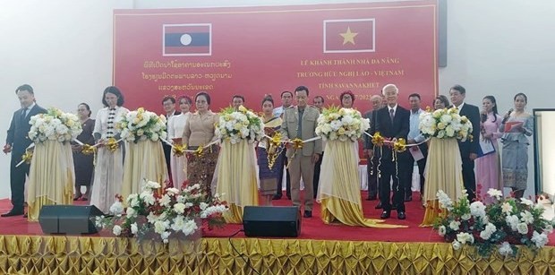 Multi-purpose house of Laos-Vietnam Friendship School in Savannakhet inaugurated