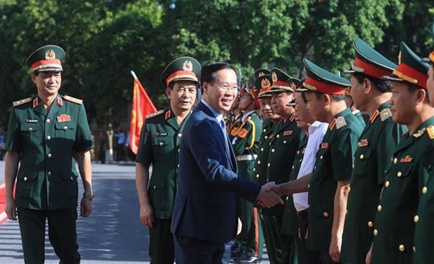 President inspects combat readiness in Military Zone 2