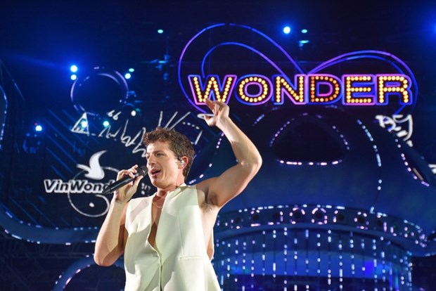 American singer Charlie Puth wows fans at 8Wonder super music festival
