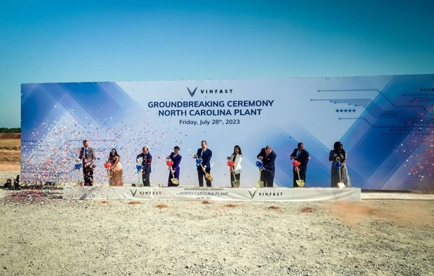 VinFast starts construction of North Carolina EV factory