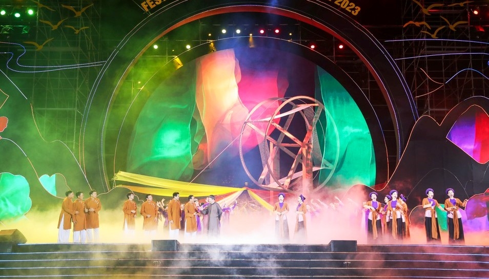 Nghe Tinh Vi - Giam Folk Song Festival 2023 in Nghe An province