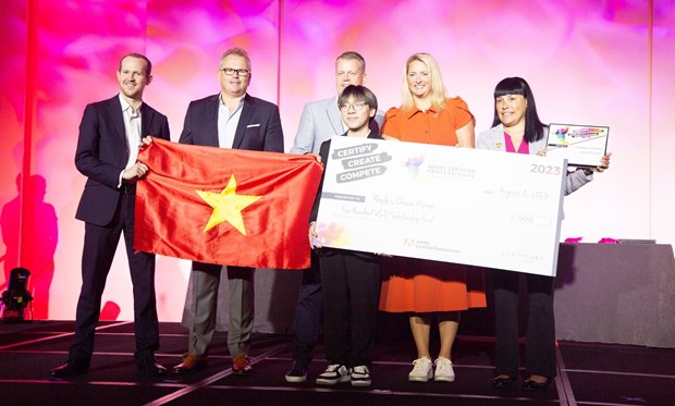 Vietnamese students win one silver and tow bronzes at Microsoft Office Specialist World Championship