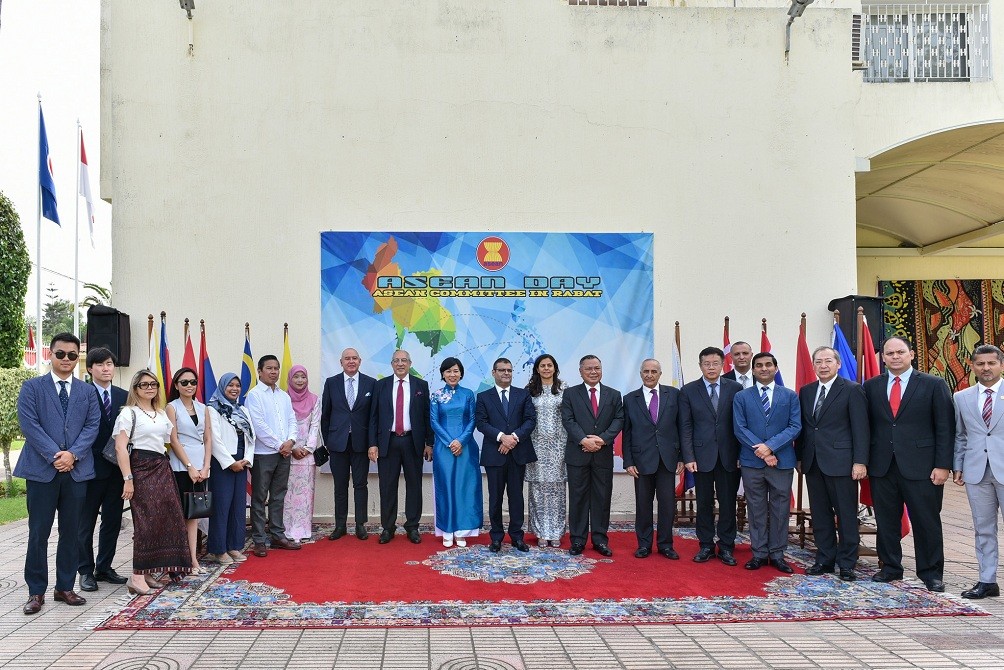 Flag-hoisting ceremony marks ASEAN s 56th founding anniversary